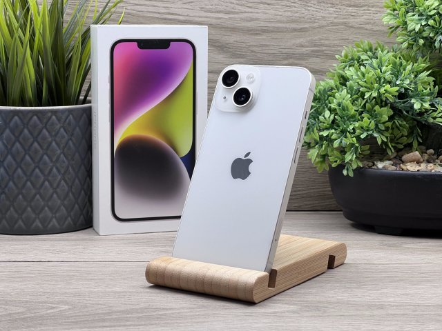 Hibátlan iPhone 14 Starlight 128GB 2 ÉV Garanciával 100%