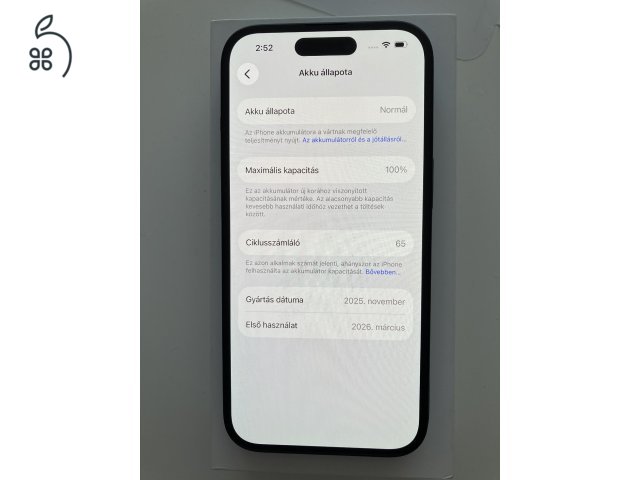 iPhone 15 128GB Apple garancia! Akku 100%!