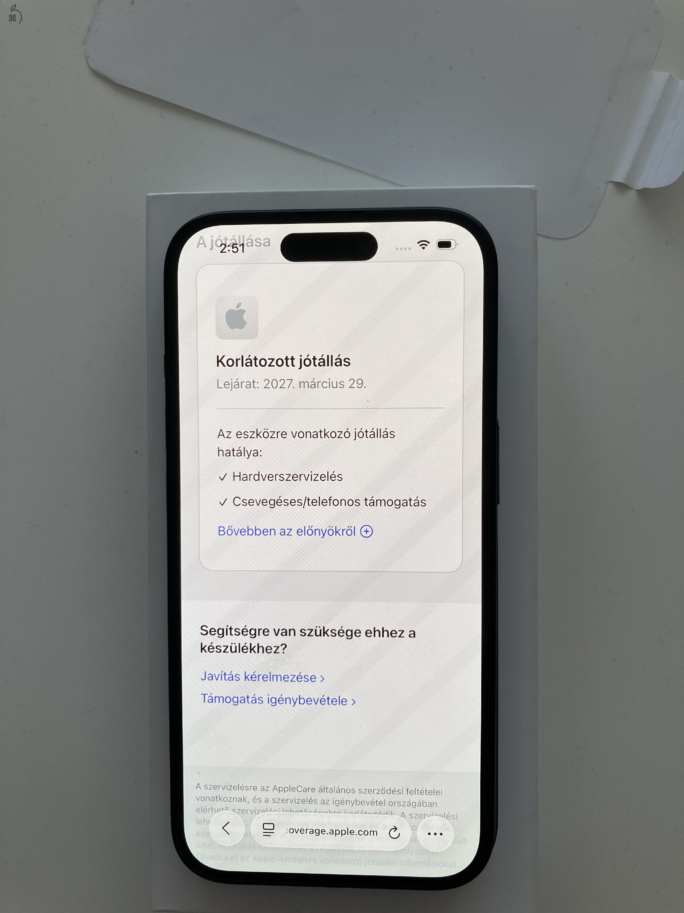 iPhone 15 128GB Apple garancia! Akku 100%!