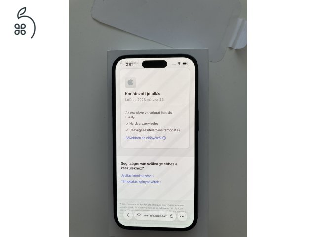 iPhone 15 128GB Apple garancia! Akku 100%!