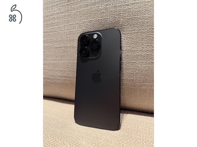 iPhone 14 Pro - Asztrofekete - 128 GB - megkímélt, hibátlan állapot – dobozzal, töltővel