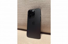 iPhone 14 Pro - Asztrofekete - 128 GB - megkímélt, hibátlan állapot – dobozzal, töltővel