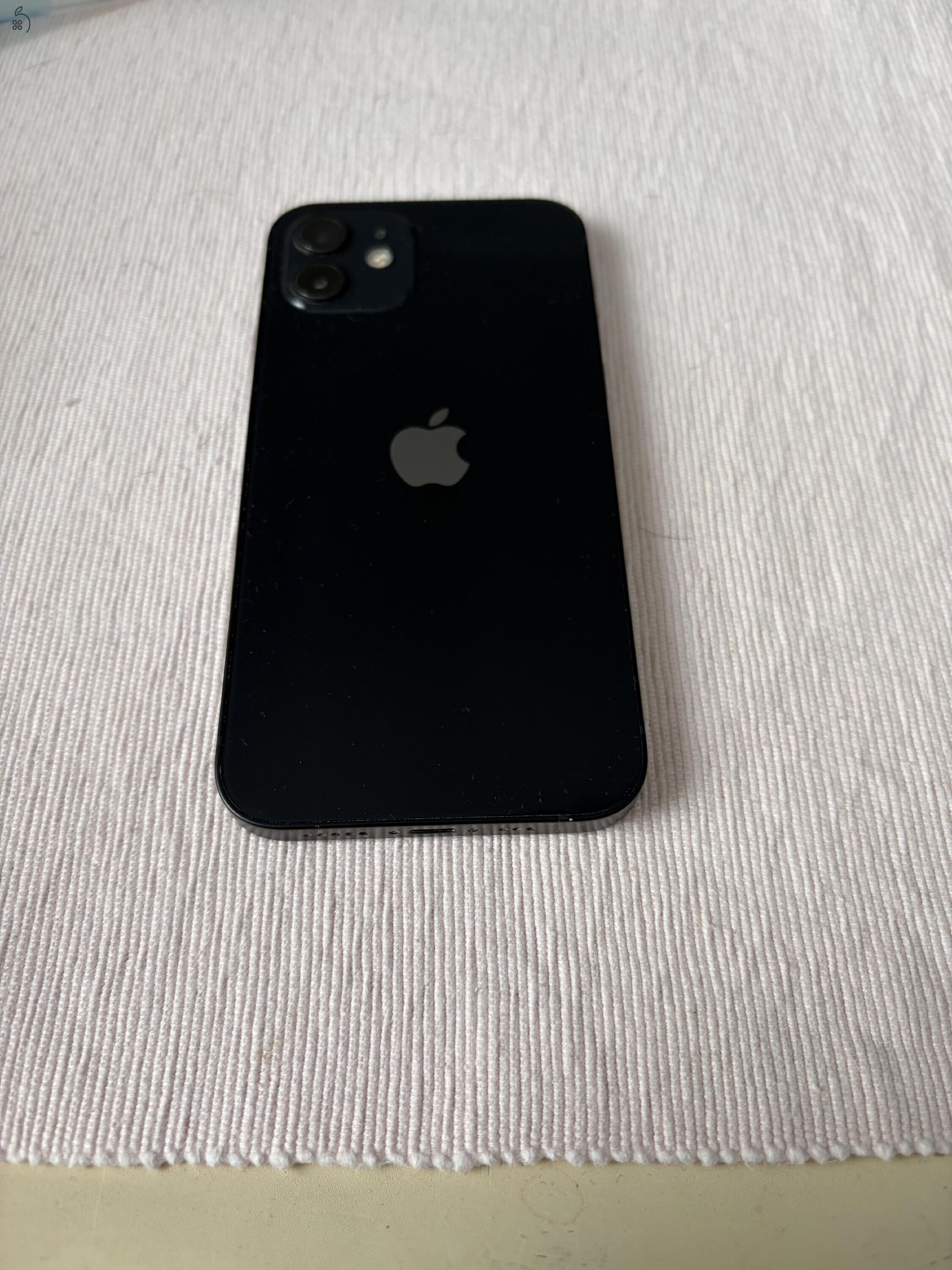 iPhone 12 (kártyafüggetlen + ajándék új előlapi fólia + ajándék tok)