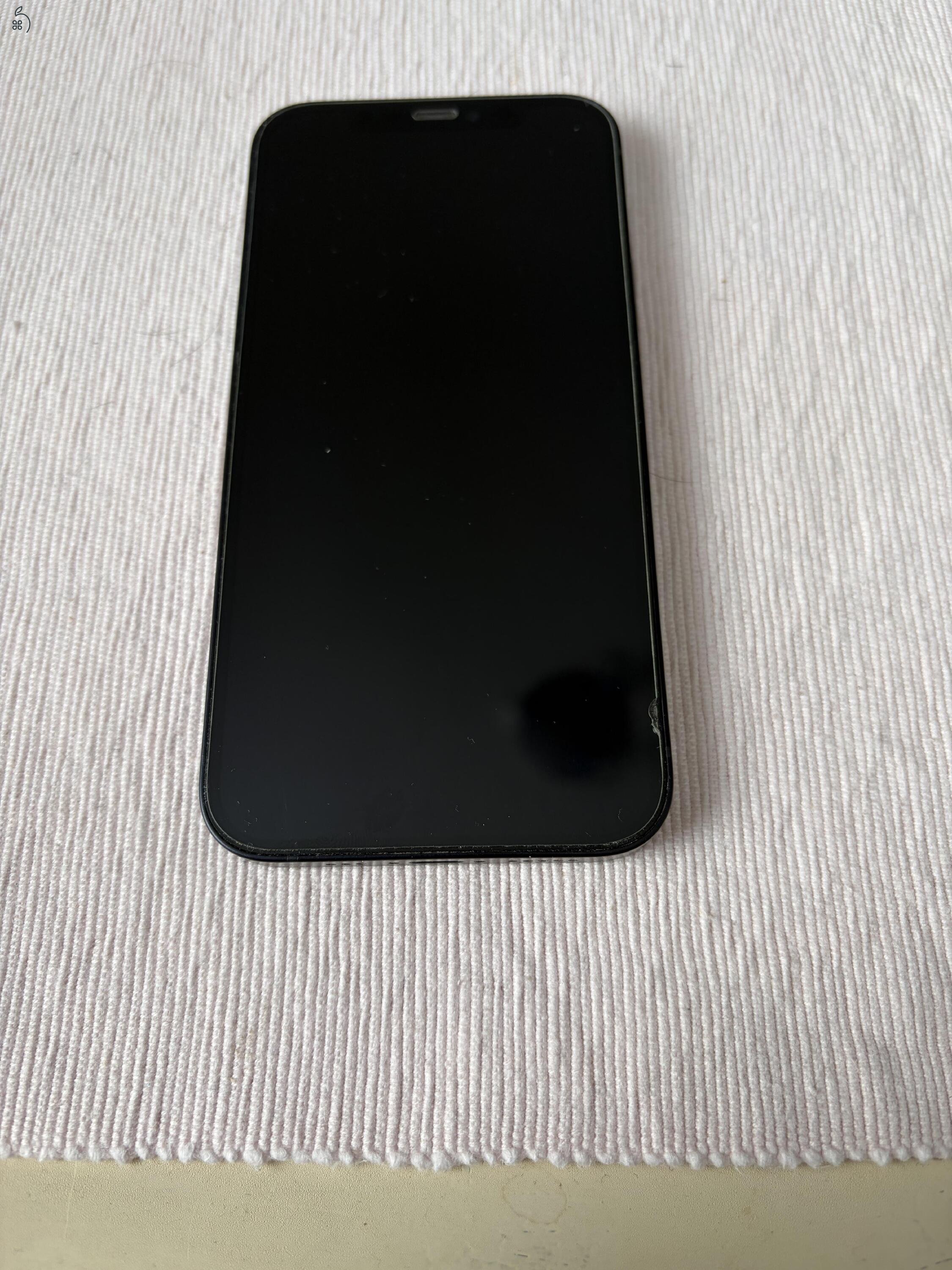 iPhone 12 (kártyafüggetlen + ajándék új előlapi fólia + ajándék tok)