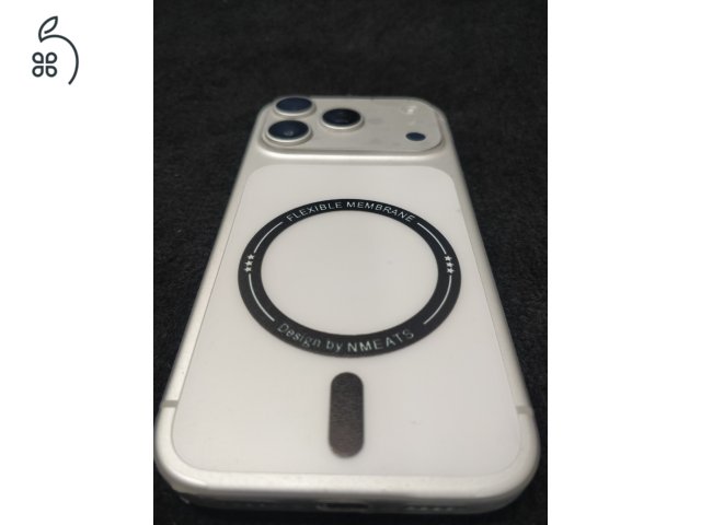 Iphone 17 pro 256gb ezüst Media mark 3 év gari,karcmentes