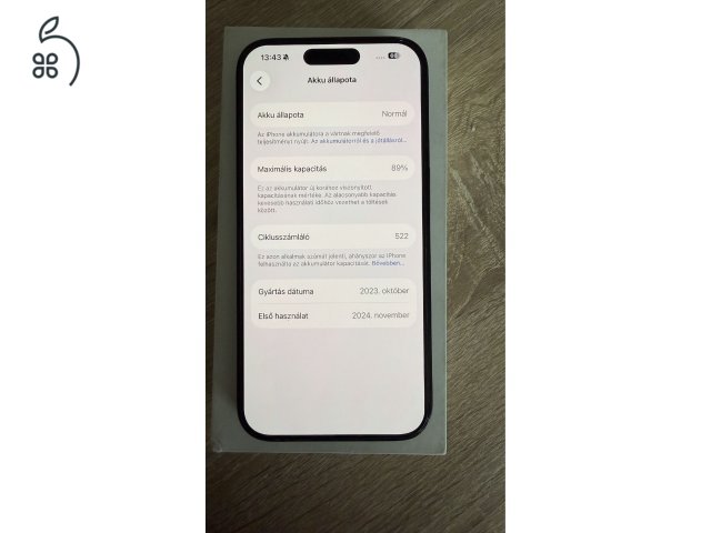 Iphone 15 PRO - 128 GB - 89% AKKU
