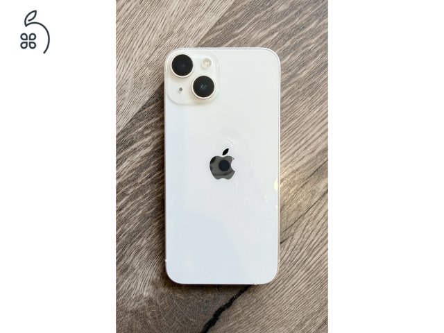 Eladó iPhone 14 Starlight 128GB // GARANCIA 2027 OKTÓBER // gyárilag FÜGGETLEN //