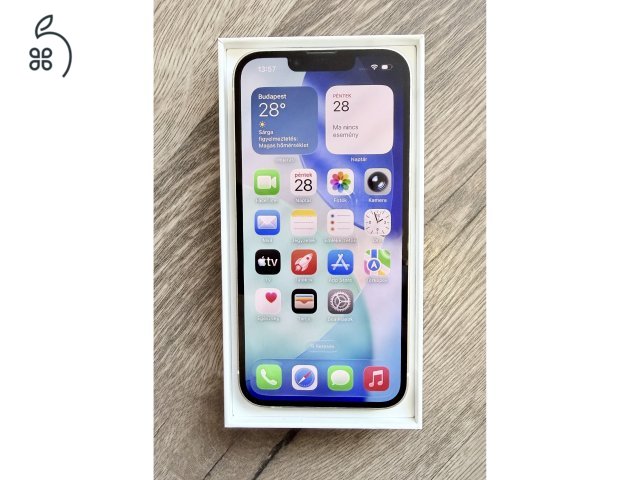 Eladó iPhone 14 Starlight 128GB // GARANCIA 2027 OKTÓBER // gyárilag FÜGGETLEN //