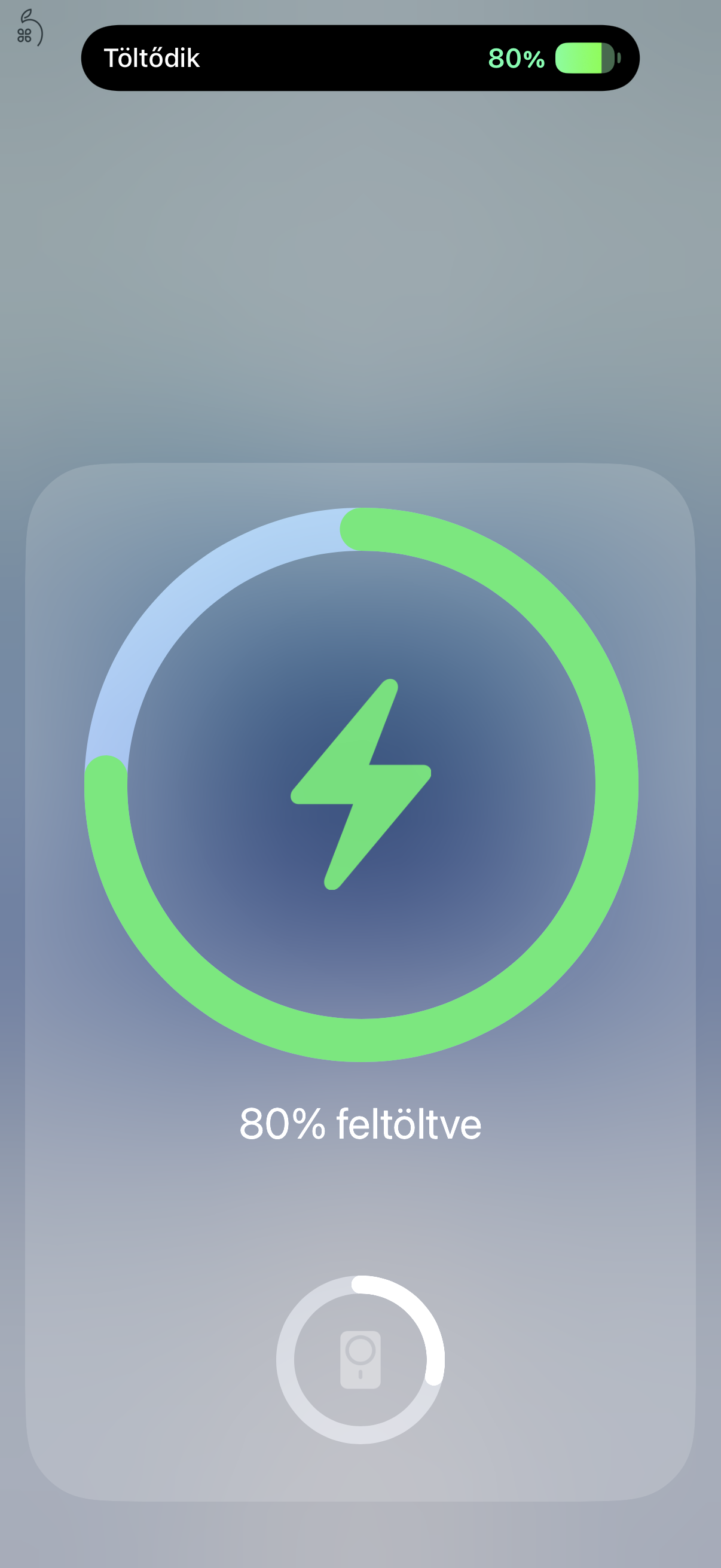 Eredeti gyári Apple Magsafe Battery Pack (Magsafe külső akkumulátor), + gyári lightning kábel