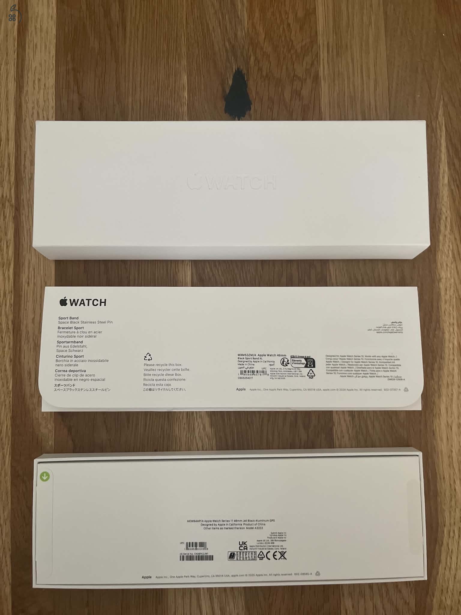 Apple Watch Series 11 GPS, 46mm - Hibátlan állapotban, karcmentesen