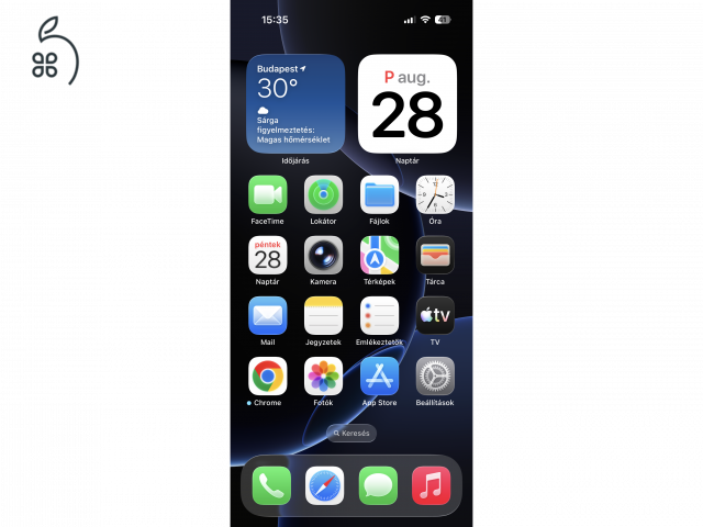 Iphone 16 Pro 128GB. Fekete Titán