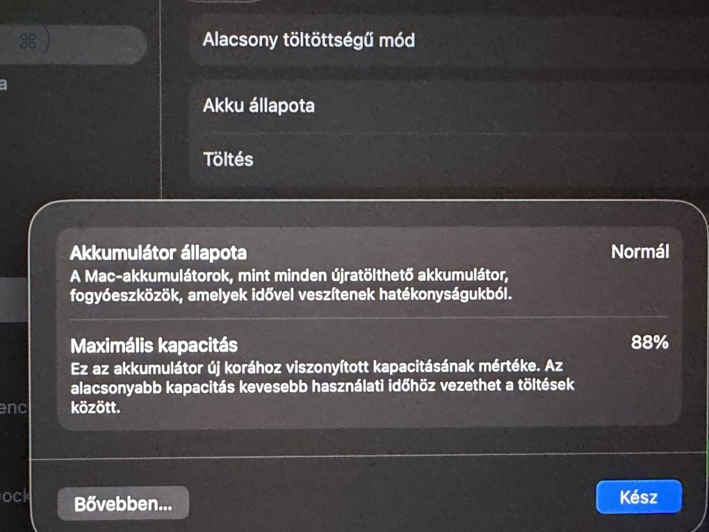 Eladó Apple MacBook Air M2 (2022) – 13,6” / 8 GB / 256 GB – hibátlan állapot