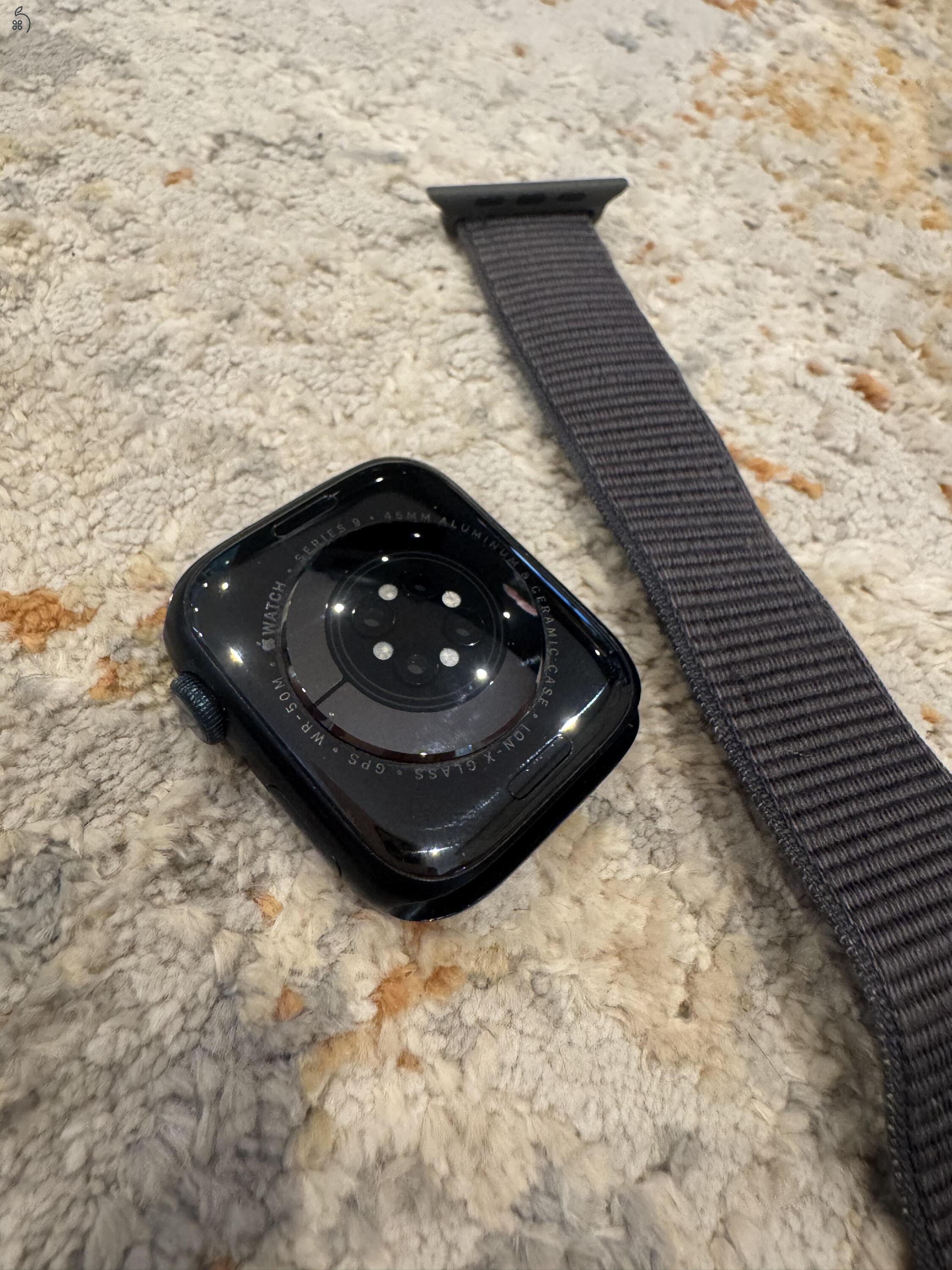 Apple Watch Series 9 45 mm Aluminium – Midnight | 92% akku | GPS