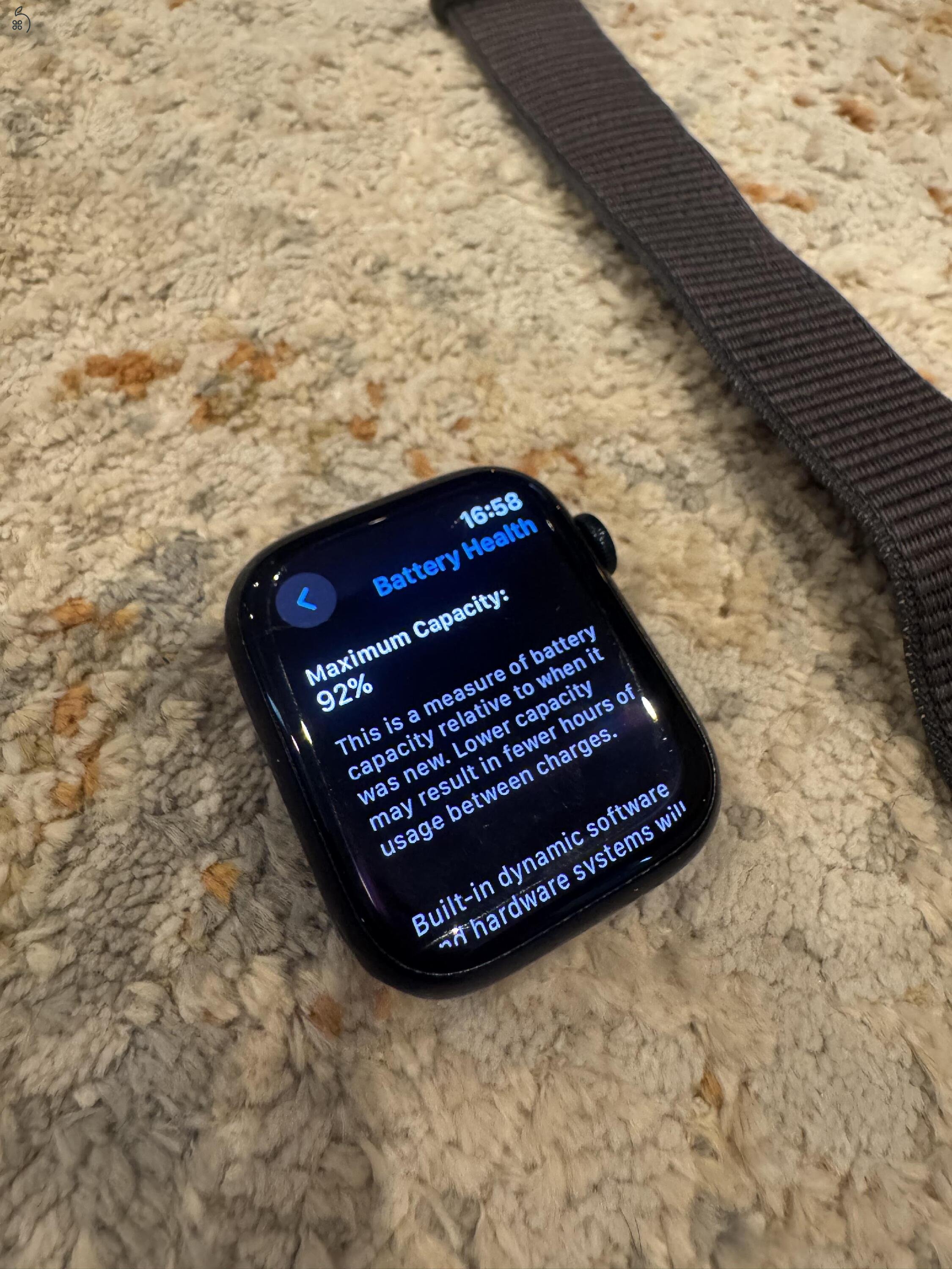 Apple Watch Series 9 45 mm Aluminium – Midnight | 92% akku | GPS