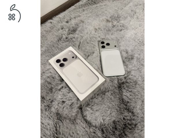 Apple iPhone 17 Pro 256GB Ezüst Független / Garancia 2026.11.13 / Akku 98%
