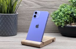 iPhone 12 Mini Purple 128GB 2 ÉV Garanciával Számlával Aksi 100%