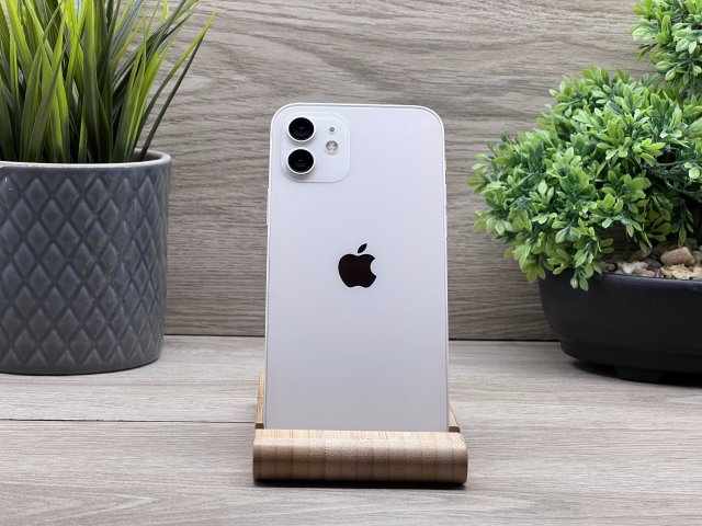 iPhone 12 White 64GB 2 ÉV Garanciával Számlával Aksi 100%