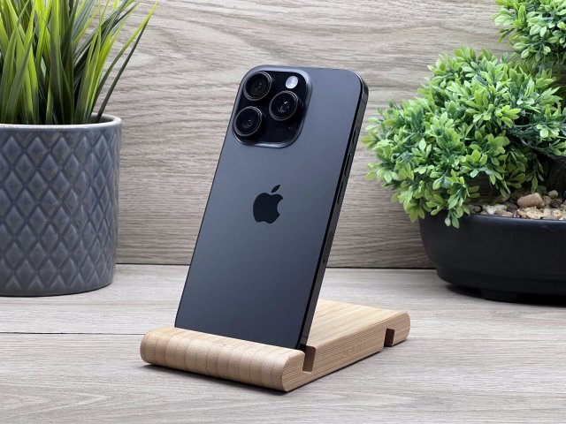 Hibátlan iPhone 16 Pro Black Titanium 256GB 2 ÉV Garanciával Számlával