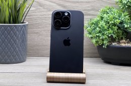 Hibátlan iPhone 16 Pro Black Titanium 256GB 2 ÉV Garanciával Számlával