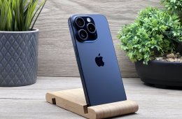 iPhone 15 Pro Blue Titanium 128GB 2 ÉV Garanciával Számlával Aksi 100%