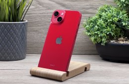iPhone 14 Red 128GB 2 ÉV Garanciával Számlával