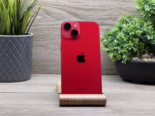 iPhone 14 Red 128GB 2 ÉV Garanciával Számlával