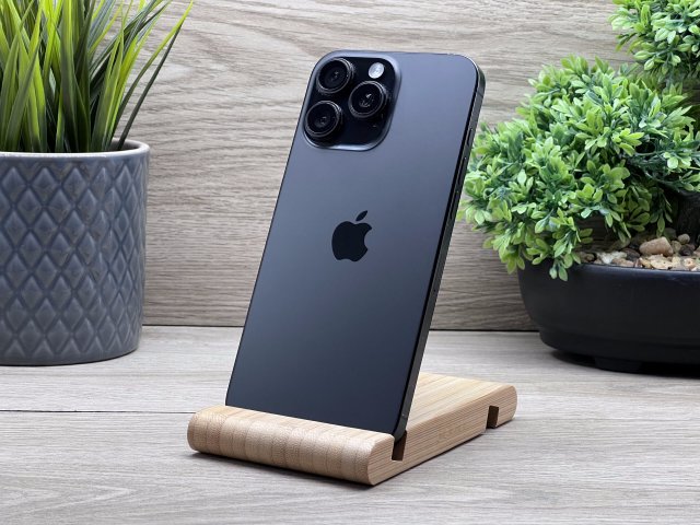 iPhone 16 Pro Max Black Titanium 256GB 2 ÉV Garanciával Számlával