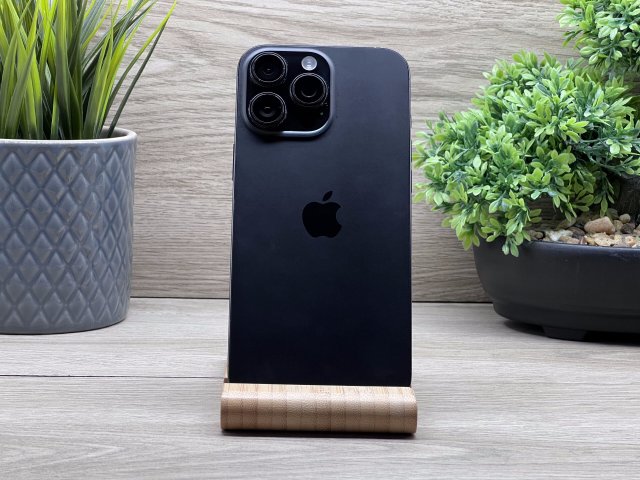 iPhone 16 Pro Max Black Titanium 256GB 2 ÉV Garanciával Számlával