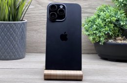 iPhone 16 Pro Max Black Titanium 256GB 2 ÉV Garanciával Számlával