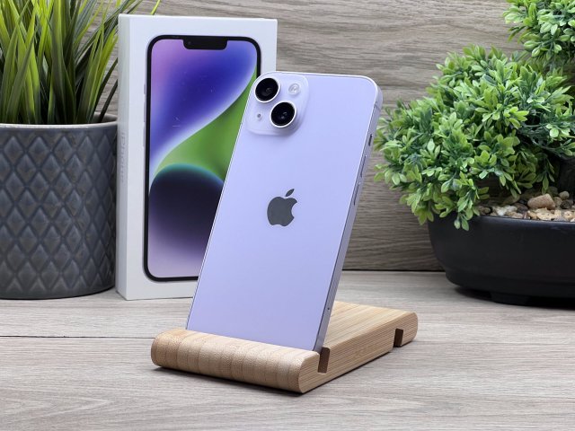 Hibátlan iPhone 14 Purple 128GB 2 ÉV Garanciával 100%