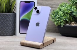 Hibátlan iPhone 14 Purple 128GB 2 ÉV Garanciával 100%