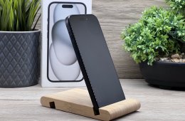 iPhone 15 Black 256GB 2 ÉV Garanciával 90%