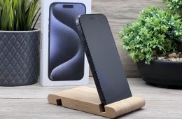 iPhone 15 Pro Black Titanium 128GB 2 ÉV Garanciával 93%