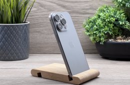 iPhone 15 Pro Natural Titanium 256GB 2 ÉV Garanciával 91%