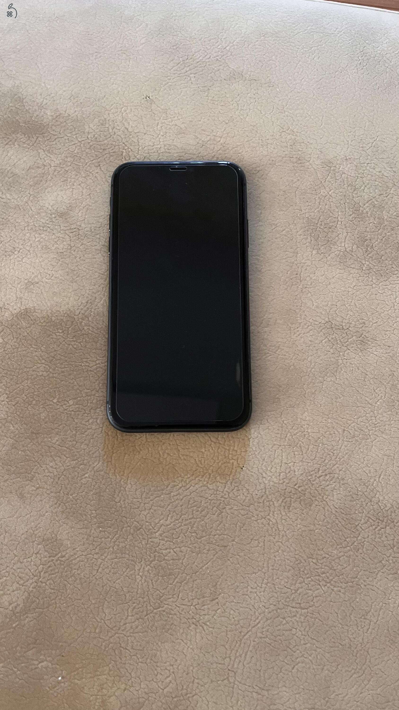 Iphone 11 Black, 64 GB, független, 100%-os akku