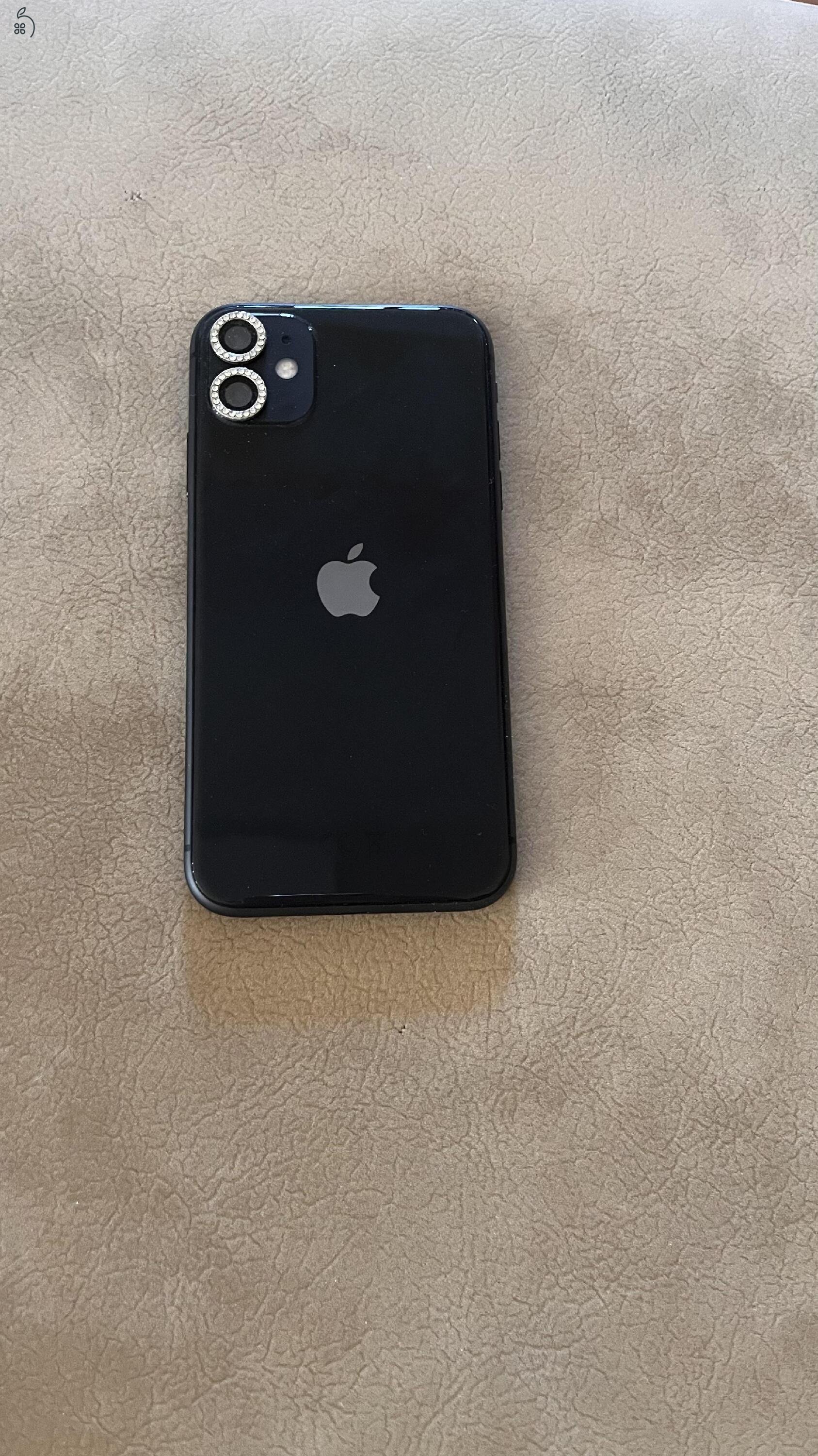 Iphone 11 Black, 64 GB, független, 100%-os akku