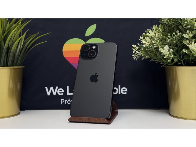 iPhone 15 256GB, Fekete, Független, Számla, 2 Év Garancia, 100%