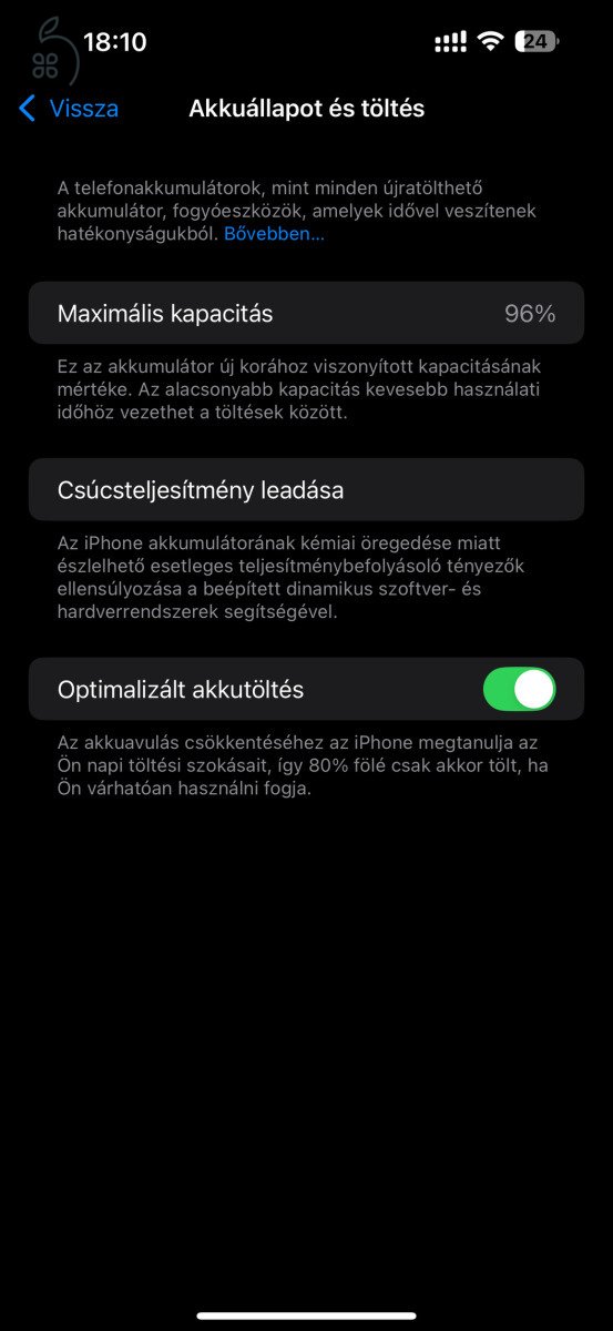 14 Pro Max 256GB Hibátlan állapot, garanciával, 96% aksi! iOS 18.3.2