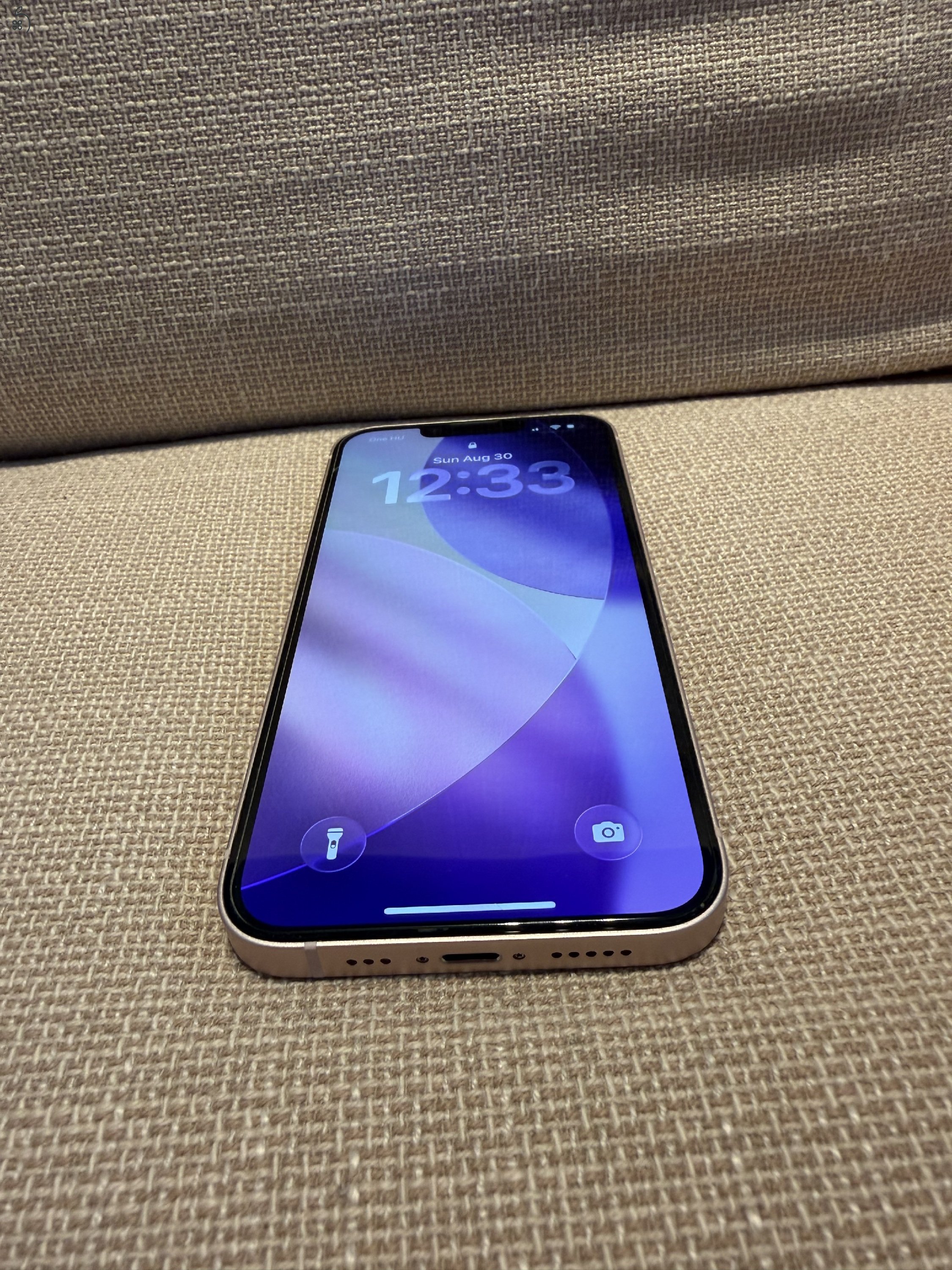 iPhone 13 128GB – Pink/Rózsaszín – 86% akku – hibátlan állapot
