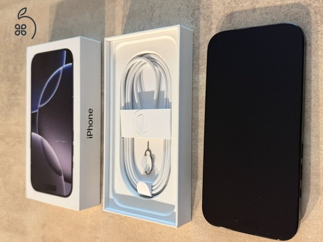 Iphone 16 PRO, 128 GB szép állapotban, fekete színben 94%-os akkumulátor