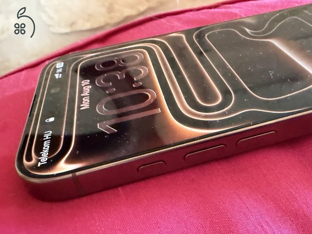 iPhone16 Pro Max 256GB Desert Gold. Független 100% akku