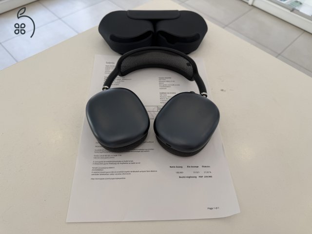 Air Pods Max 2024 Újszerű/2027.10.13.Gar./p40e