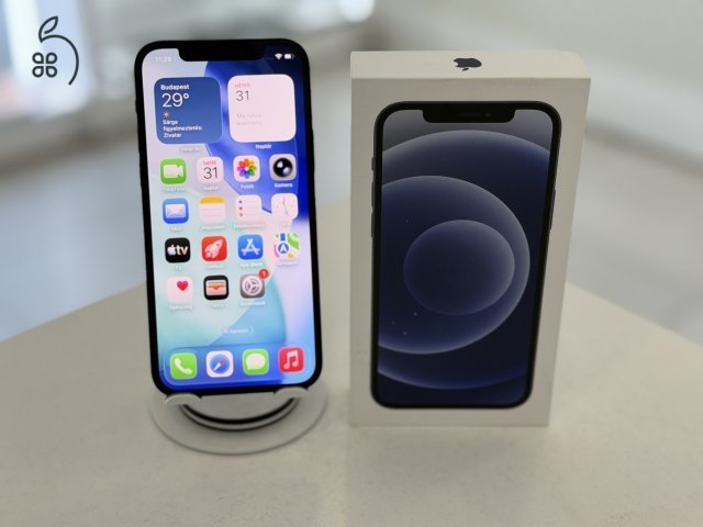 iPhone 12 64GB Független Újszerű/1 hónap gar./Akku 82%/p5004
