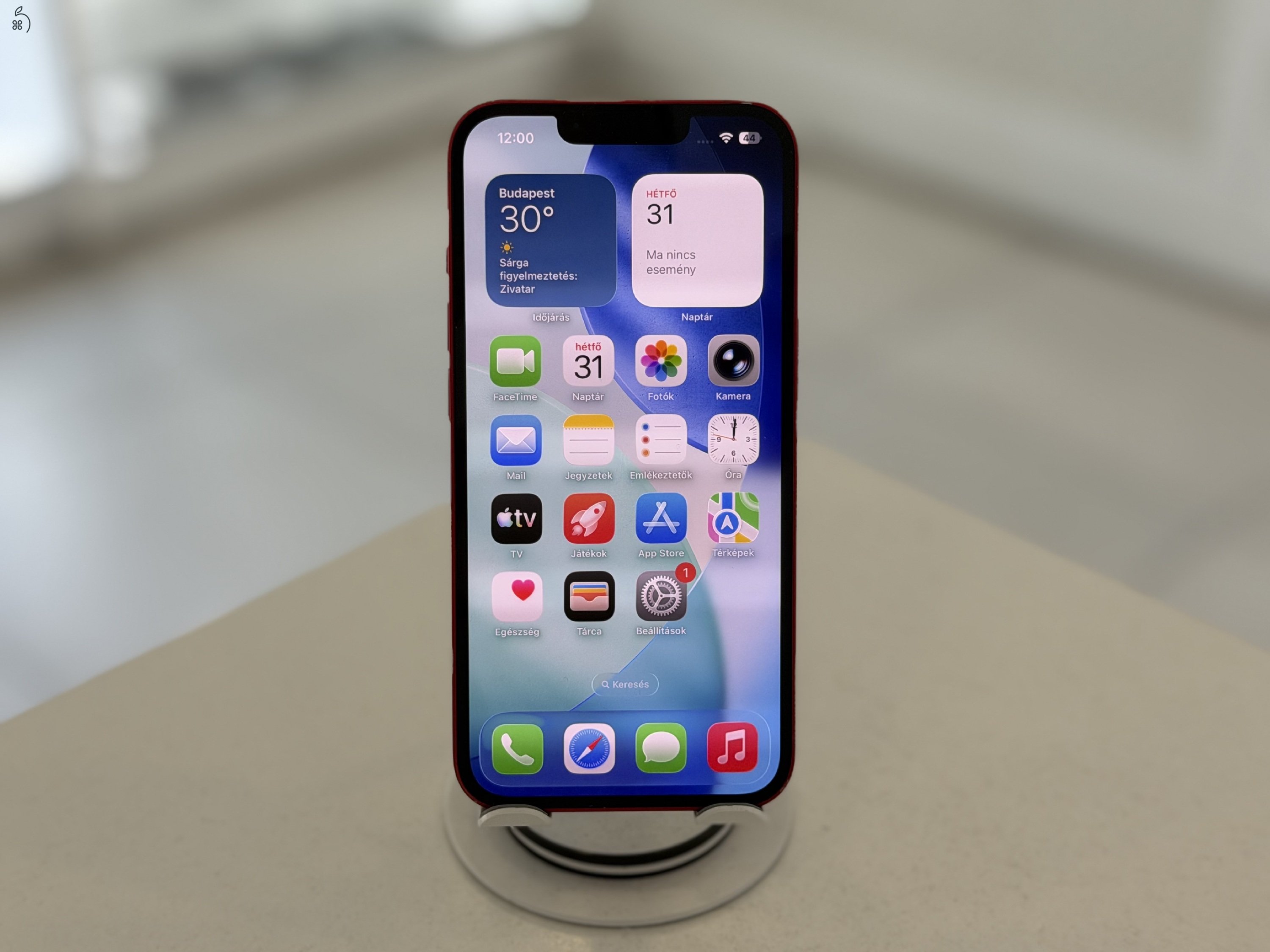 iPhone 13 128GB Független Megkímélt/1 hónap gar./Akku 100%/p5006
