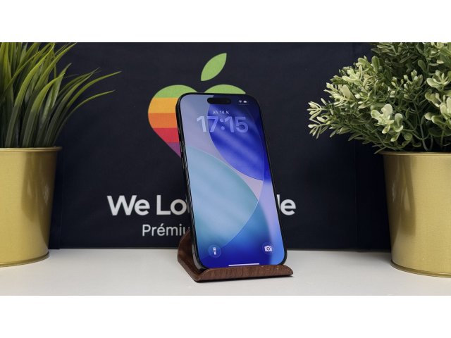 iPhone 16 Pro 256GB, Fekete Titán, Független, Számla, 2 Év Garancia, 87%