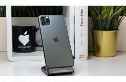 iPhone 11 Pro Max 256GB, Zöld, Független, Számla, 2 Év Garancia, 100%