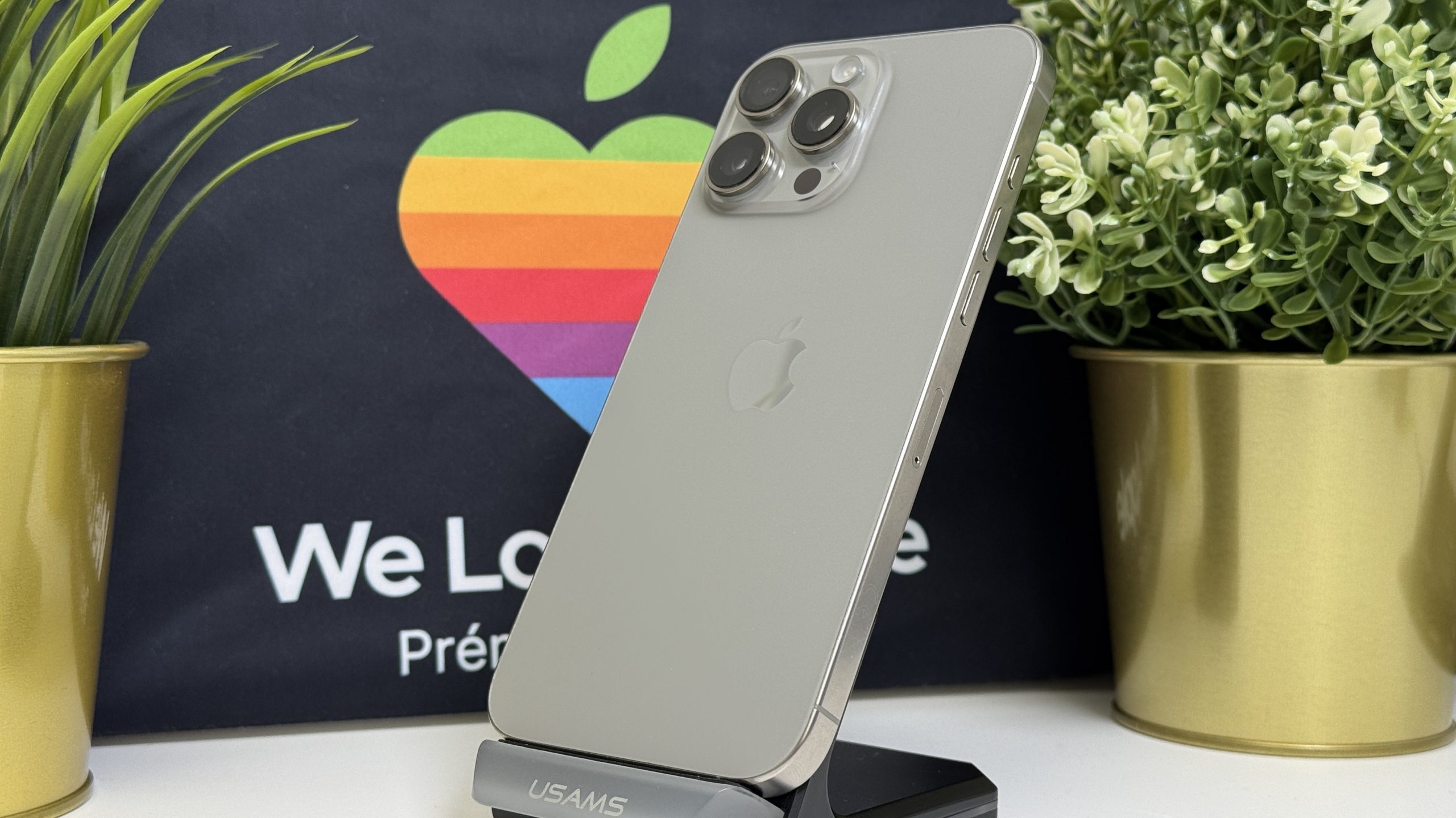 iPhone 16 Pro Max 512GB, Natúr Titán, Független, Számla, 2 Év Garancia, 92%