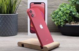 iPhone 12 Red 64GB 2 ÉV Garanciával Számlával