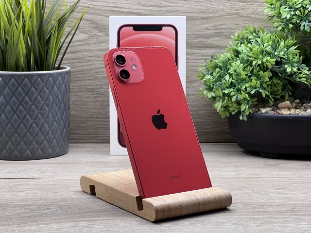 iPhone 12 Red 64GB 2 ÉV Garanciával Számlával