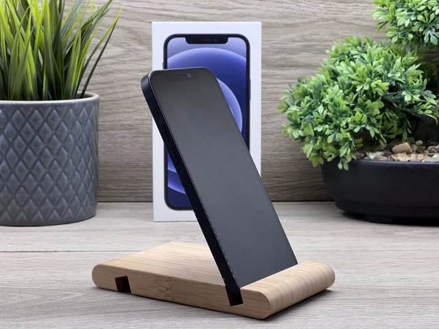 iPhone 12 Black 64GB 2 ÉV Garanciával Számlával Aksi 100%